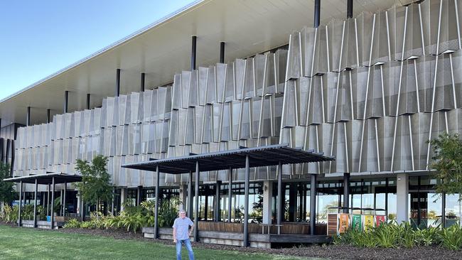 Allan Sutherland at Sunshine Coast University’s Moreton Bay region campus. Picture: Des Houghton