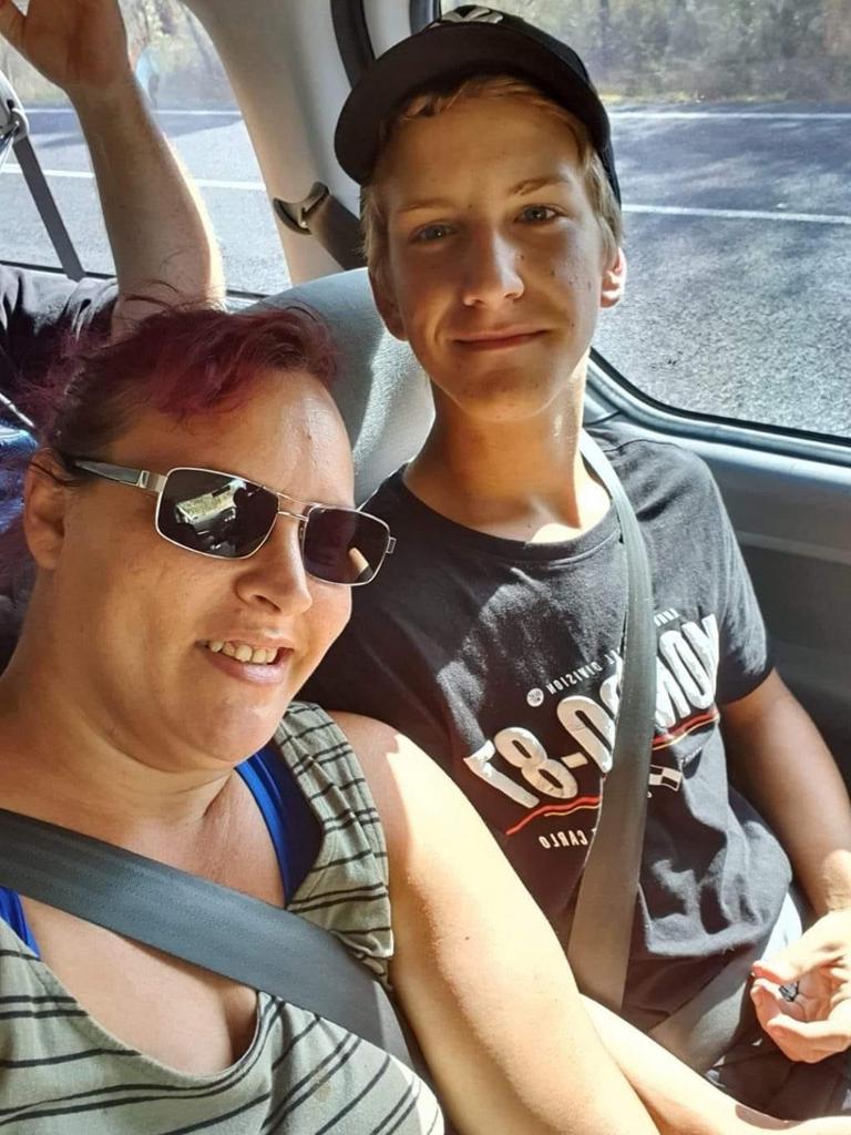 Melissa Hobson with her beloved son Chris Sorensen.