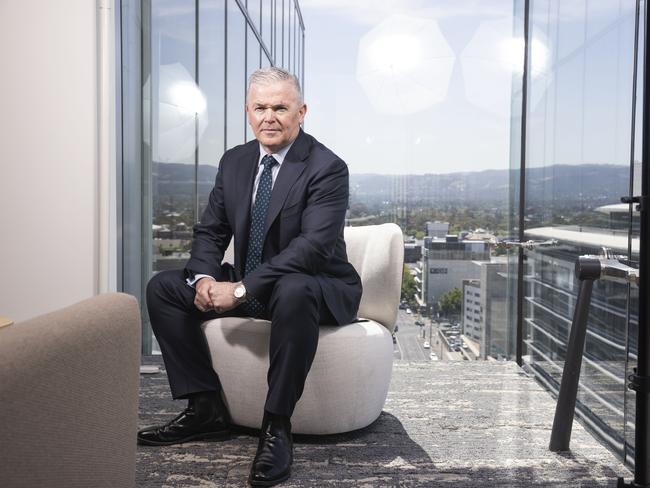 Santos managing director Kevin Gallagher for the 50 most influential series in Adelaide, 2 December 2021. Picture Simon Cross