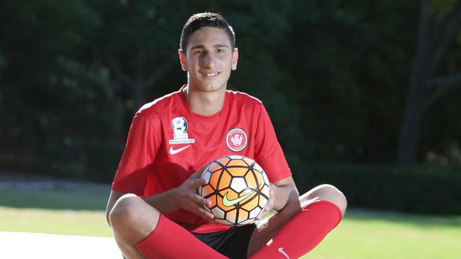 Nathan Tohme. Wanderers' junior soccer players.