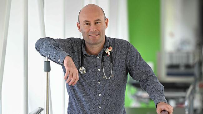 Dr Matthew Burge says Craig ranks as one of the best patients he’s ever had. Picture: Lyndon Mechielsen/Courier Mail