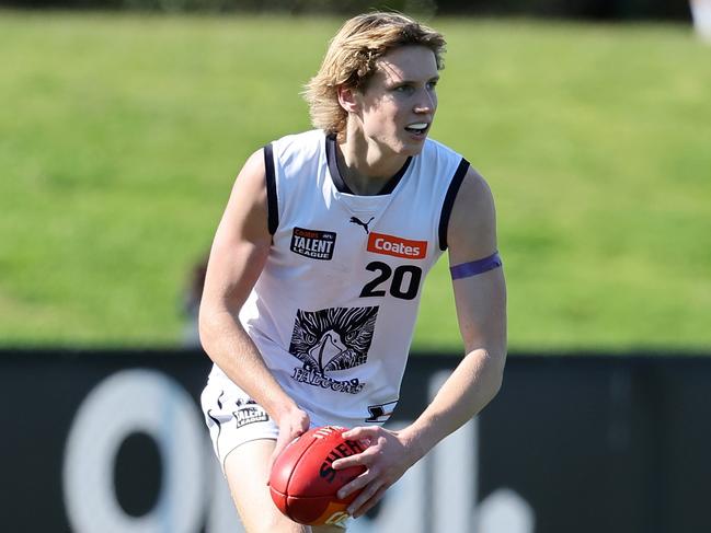 Lachie Jaques was one of five Falcons taken across the year. Picture: Scott Sidley/AFL Photos