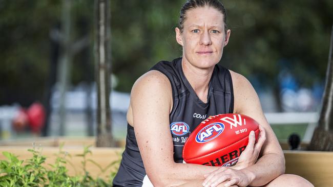 Meg Hutchins believes the AFLW will find its grove in Round 2. Picture: Sarah Matray