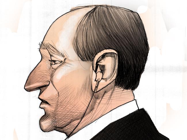 Court drawing of Vincent O'Dempsey earlier this week.