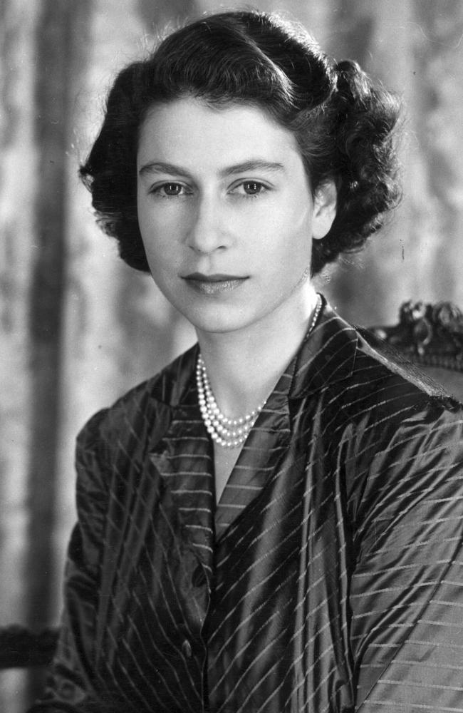 The young Princess Elizabeth.