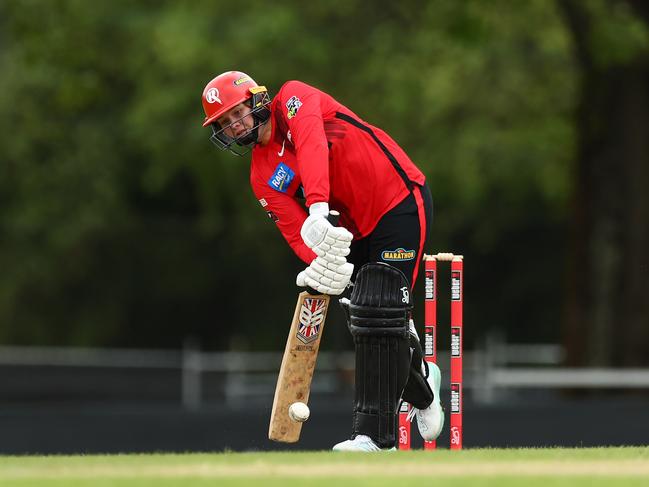 Paris Bowdler for the Melbourne Renegades. Picture: Graham Denholm