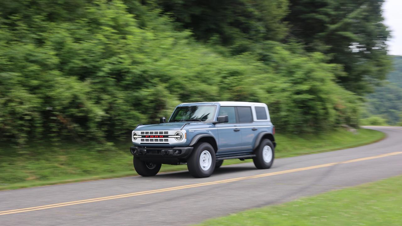 The four-cylinder Bronco could use more power.