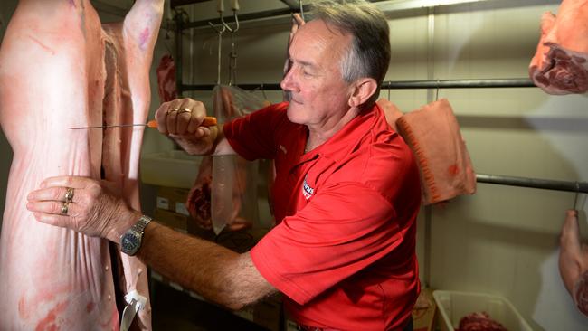 Kevin Brown’s last day as a butcher is August 31. Picture: Chris Ison