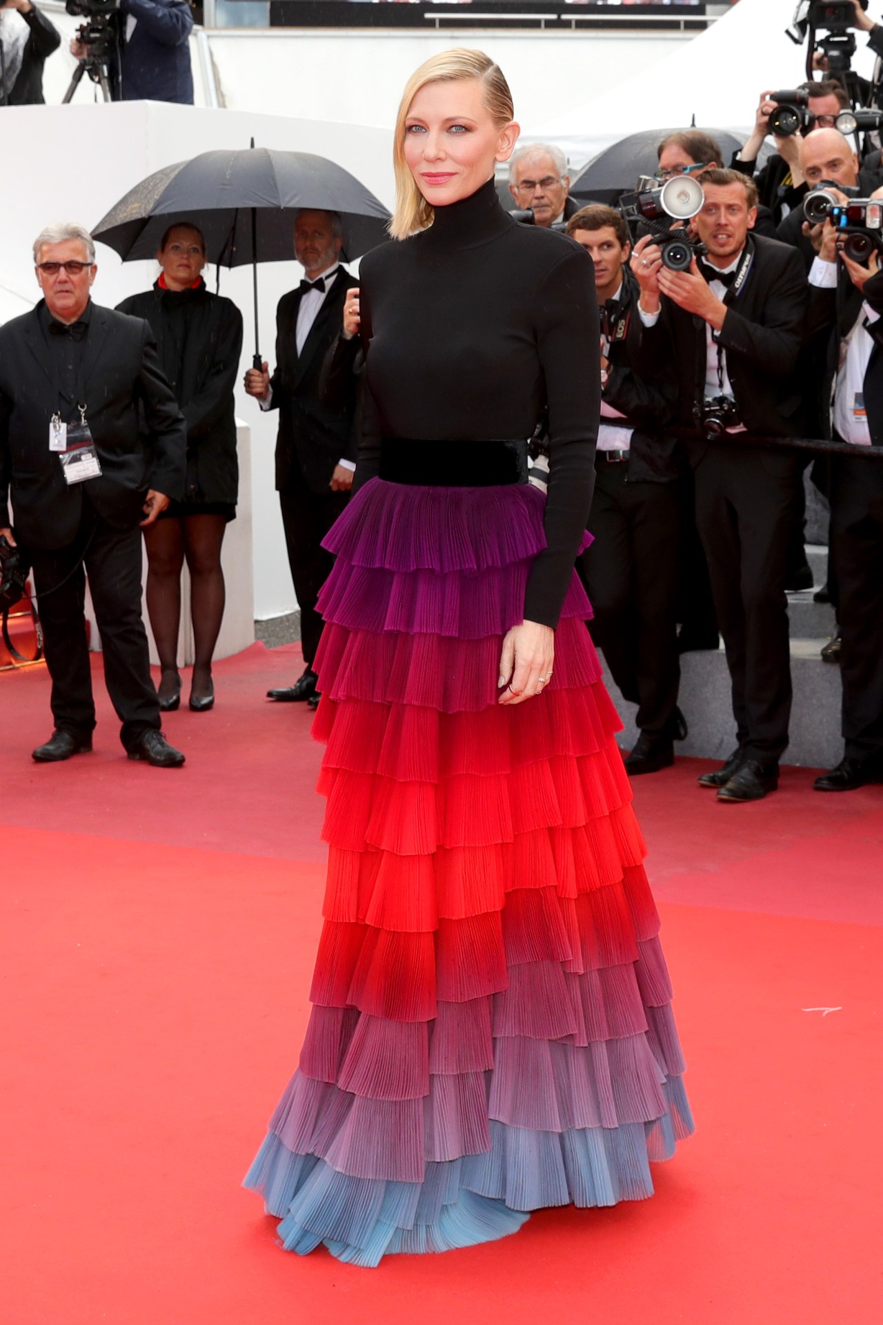 <p>Cate Blanchett at Cannes, 2018</p>