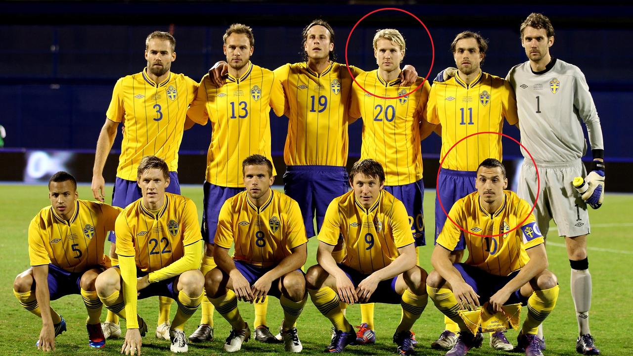 Ola Toivonen and Zlatan Ibrahimovic played for Sweden together