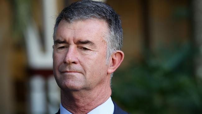 LNP Opposition deputy leader Tim Mander said the proposed conditions would be a “hammerblow” to the construction industry. Picture: Tara Croser.