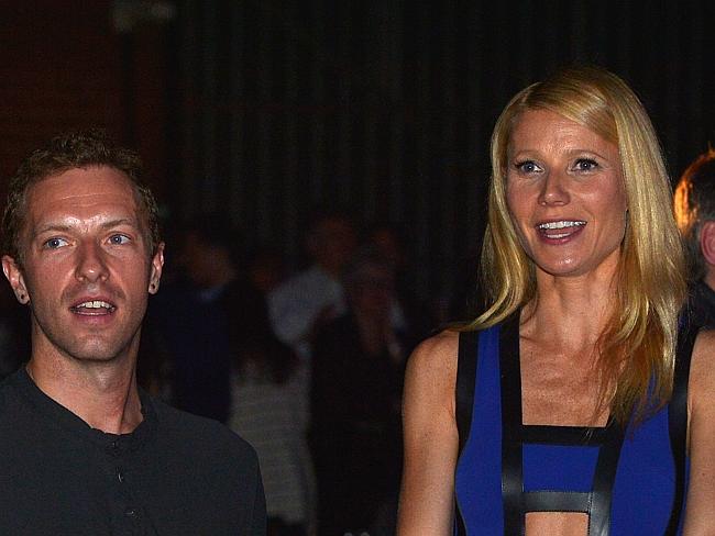 Martin and Paltrow were all smiles in January this year.