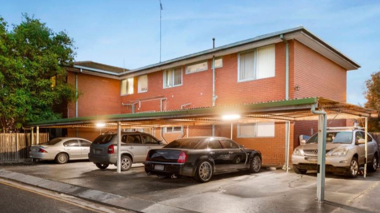 Eastern Freeway Porsche driver Richard Pusey’s 1-6/3-5 Fyans St, South Geelong, apartment block sold this month to an investor.