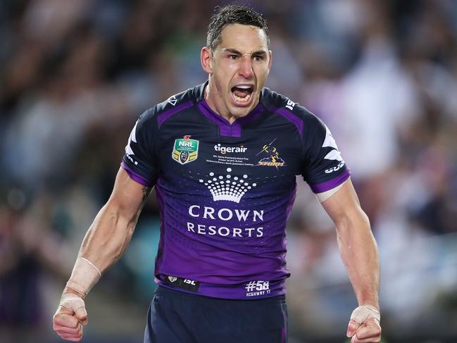 Billy Slater was a freakish talent for Melbourne, Queensland and Australia. Picture: Getty Images