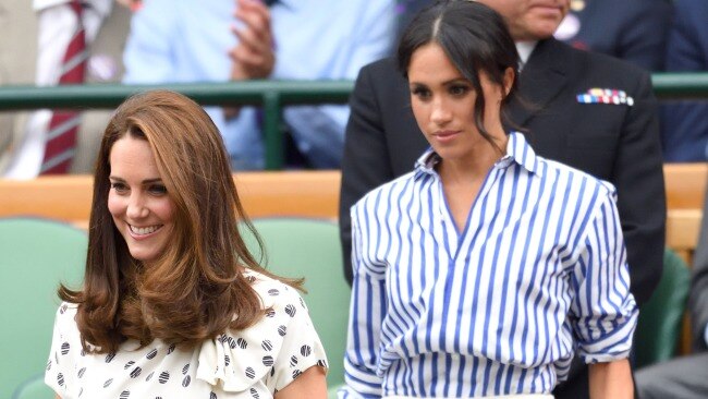Meghan Markle “hated being a second-rate princess” to Princess Kate, a palace staffer has claimed in the new book Gilded Youth: An Intimate History of Growing Up in the Royal Family. Picture: Getty Images