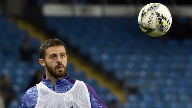 Manchester City's Bernardo Silva will miss one match and has copped a $95,000 fine. Picture: AP