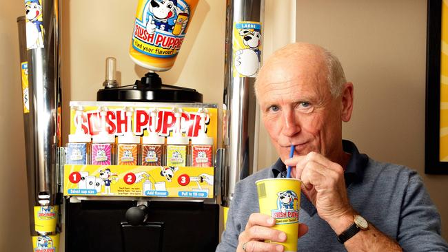 Murray Stafford at Slush Puppie HQ on the Gold Coast in 2010. Pic: Luke Marsden.