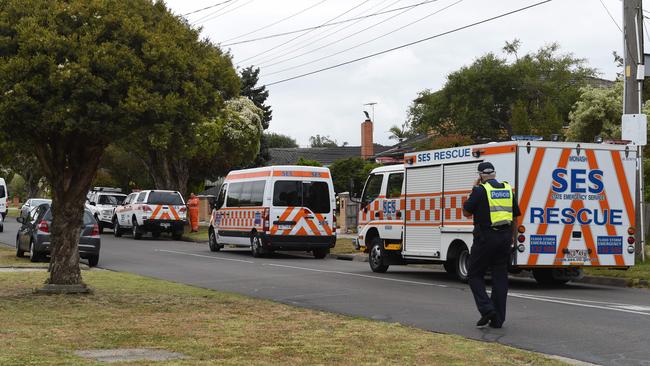 Several SES crews attended. Picture: Tony Gough