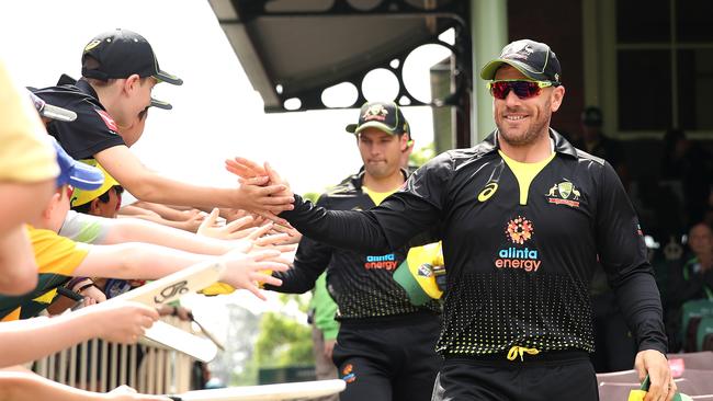 Australian T20 captain Aaron Finch at the SCG. Picture: Phil Hillyard