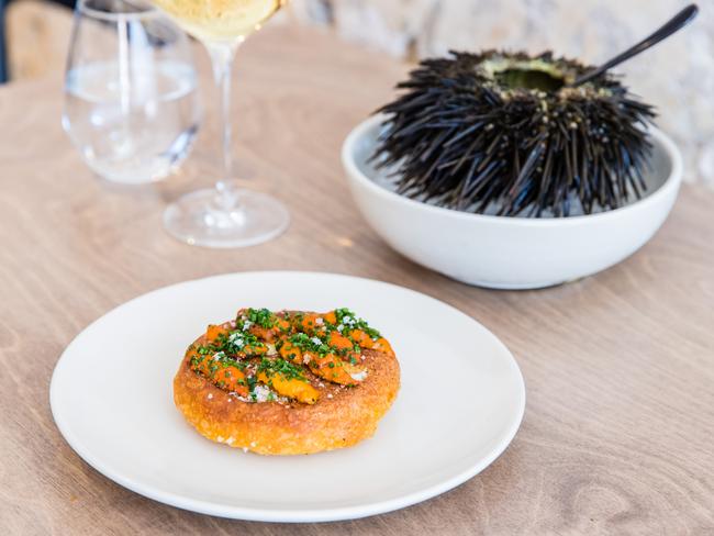 Sea Urchin Crumpet at Saint Peter. Picture: Nikki To