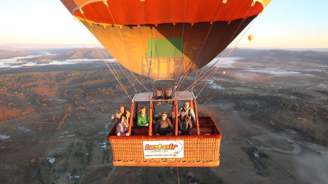 Hot air ballooning in South East Qld.