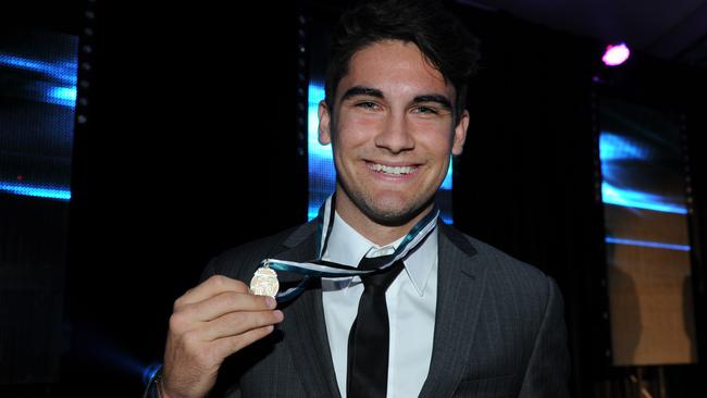 Port Adelaide’s Chad Wingard wins the 2013 John Cahill Medal.