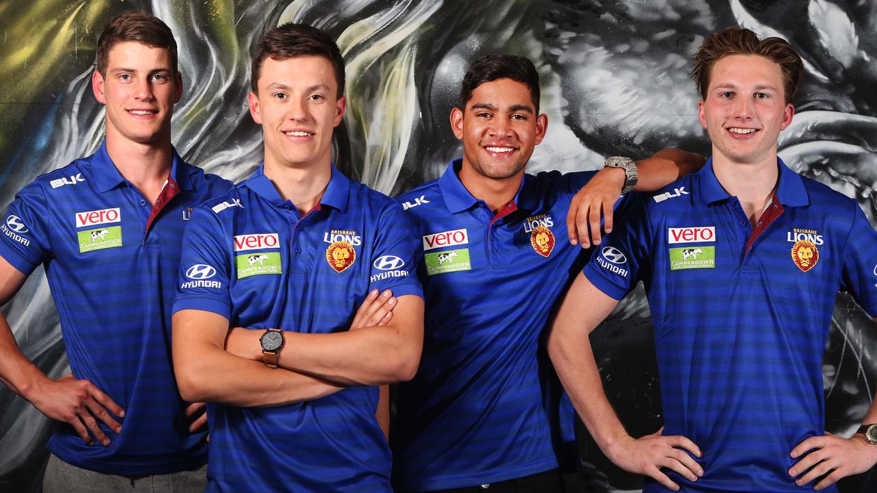 The Lions got Jarrod Berry, Hugh McCluggage, Cedric Cox and Alex Witherden in the same draft. Picture: Jono Searle