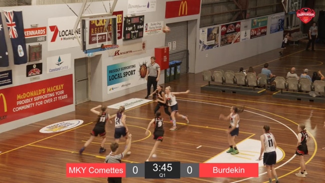 Replay: Queensland Basketball - U14 Girls Championship  -  Div 2 - SF - Mackay Comettes v Burdekin Wildcats