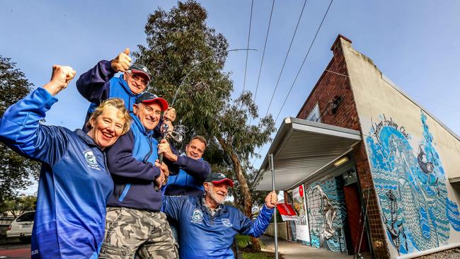 The former Footscray Angling Club – which hosted members including Joy Stewart, John Kalkbrenner Snr, Lucky Pavlidis, John Kalkbrenner Jnr and Bill Richards – has been renovated and is now seeking a tenant. Picture: Tim Carrafa