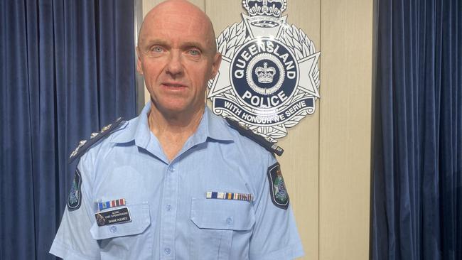 Acting chief superintendent Shane Holmes.