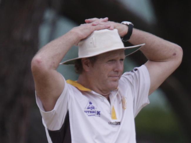 Dermott Breretonis is in cricket finals at a Pearcedale ground. Picture: Valeriu Campan