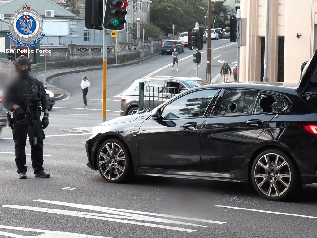 NSW Police Homicide Squad Commander Danny Doherty said officers used bean bag rounds to break the window of the car Zahed was travelling in.