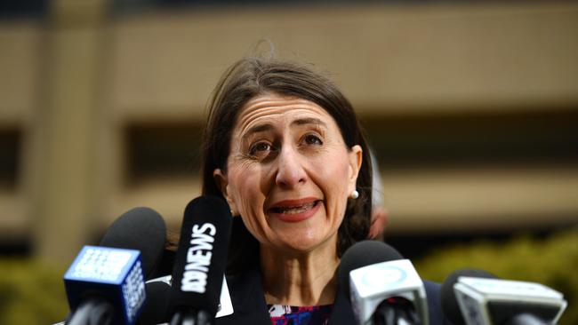 Premier Gladys Berejiklian announced the introduction of the bins earlier this month. Picture: Mick Tsikas