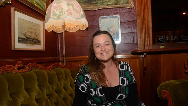 Greens candidate for Byron Shire Council Sarah Ndiaye at the Mullumbimby Middle Pub as votes begin to be counted on election day, December 4 2021. Picture: Liana Boss