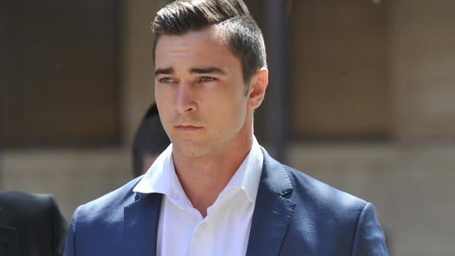 Tobias Pearce outside the Supreme Court during a civil court case. Picture: Roger Wyman