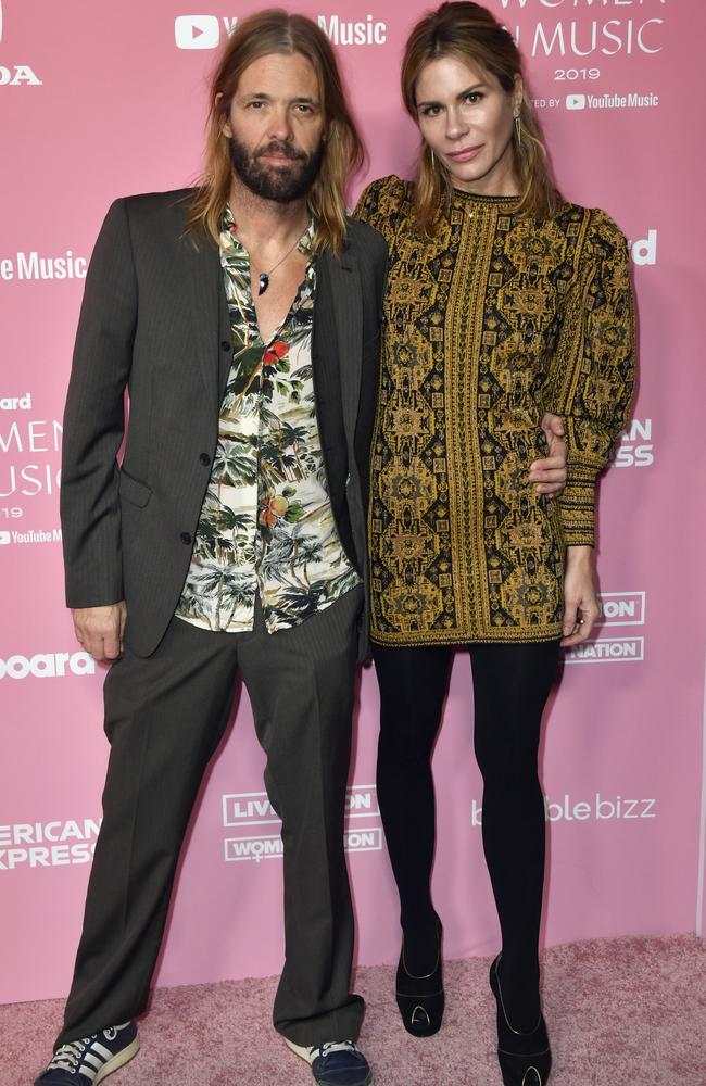 Taylor Hawkins and Alison Hawkins married in 2005. Picture: Frazer Harrison/Getty Images.