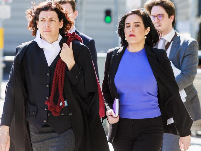 MELBOURNE, AUSTRALIA - Newswire Photos September 18, 2024: Moira Deeming arrives to the Victorian federal court during her defamation battle with Victoria Liberal Leader John Pesutto. Picture: NewsWire / Aaron Francis