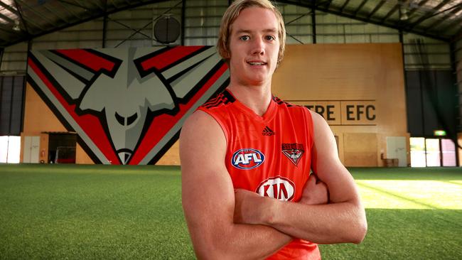 Darcy Parish seems to have cemented a spot in the Essendon midfield. Picture: Andy Rodgers