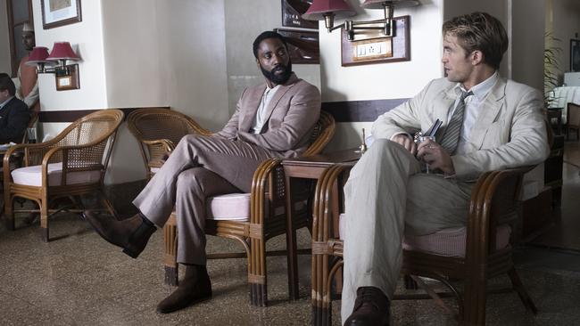 John David Washington and Robert Pattinson in Tenet.