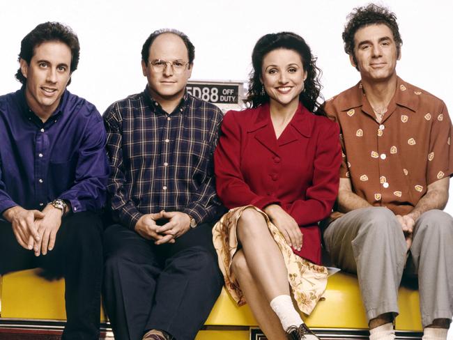 The Seinfeld cast. Picture: Sony