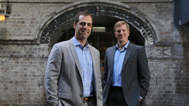 Founders of buy now, pay later company Sezzle CEO Charlie Youakim (left) and chief revenue officer Paul Paradis.