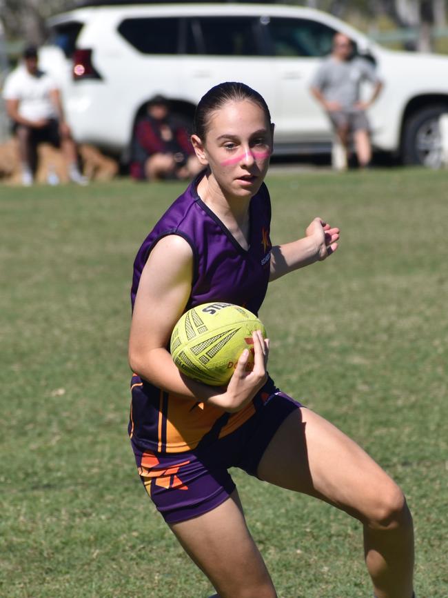 Queensland Representative School Sport state 10-12 years touch championships, Sunshine Coast versus South Coast at Cyril Connell Fields, Rockhampton, on June 7, 2024.