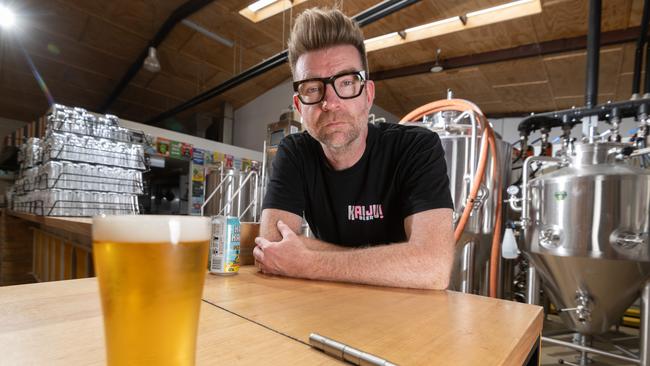 Award-winning Melbourne craft beer brewer Kaiju has entered administration. Picture: Tony Gough