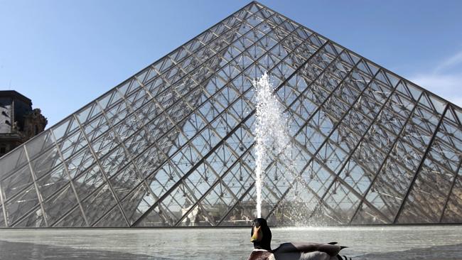 The pyramid of the Louvre Museum. Picture: AFP