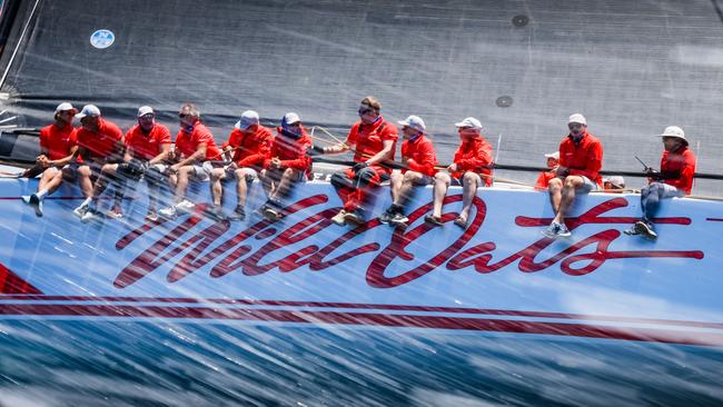 Wild Oats XI is chasing a 10th line honours win.