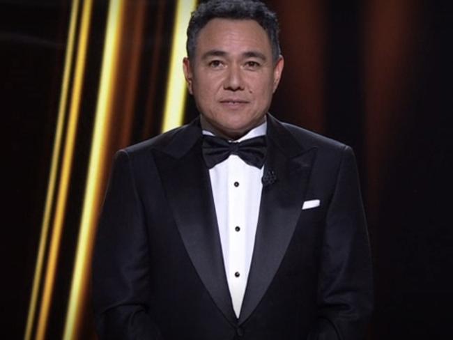 Screengrab of Sam Pang on The Logies. Courtesy Channel 7