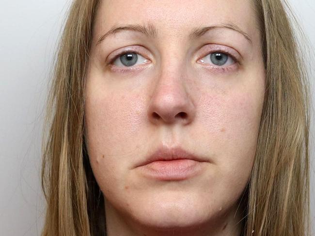 (FILES) A handout image released by Cheshire Constabulary police force in Manchester on August 17, 2023, shows the November 2020 custody photograph of nurse Lucy Letby. Britain's most prolific child killer of modern times was jailed for life on August 21, 2023, with no prospect of release, for murdering seven newborn babies and attempting to kill six others in her care. Letby, 33, refused to attend court for the sentencing in Manchester, northwest England, sparking outrage from her young victims' families. (Photo by Cheshire Constabulary / AFP) / RESTRICTED TO EDITORIAL USE - MANDATORY CREDIT  " AFP PHOTO / Cheshire Constabulary/ Handout "  -  NO MARKETING NO ADVERTISING CAMPAIGNS   -   DISTRIBUTED AS A SERVICE TO CLIENTS