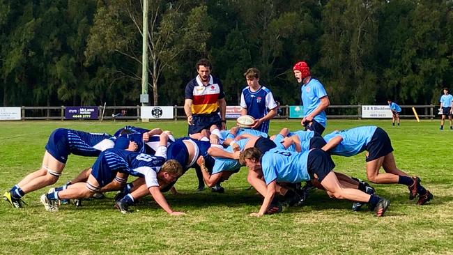 Combined High Schools and Combined Catholic Colleges in action. Picture: Jed Peisley