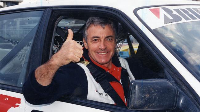 Australian motor racing driver Peter Brock in 1995.