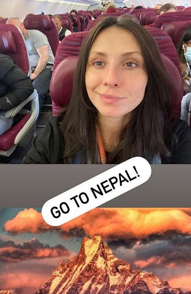Travel blogger Elena Banduro, 33, from Moscow, had posted excitedly about her trip. Picture: Social Media/East 2 West News